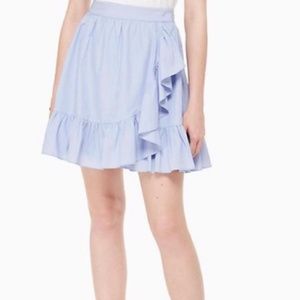 NWT Kate Spade Ruffle Wrap Skirt